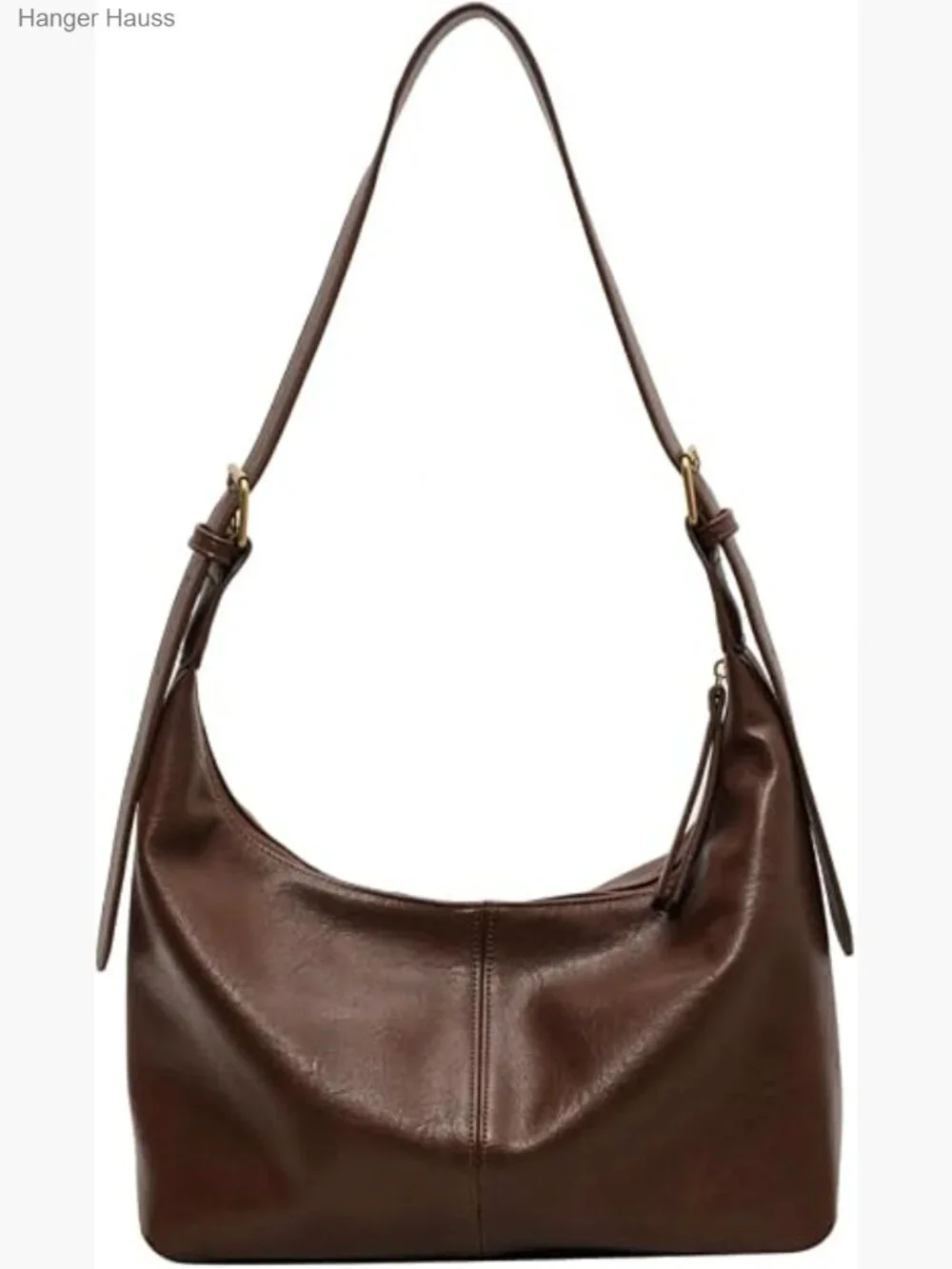 Vegan Leather Hobo Crossbody Shoulder Bag Slouchy Purse